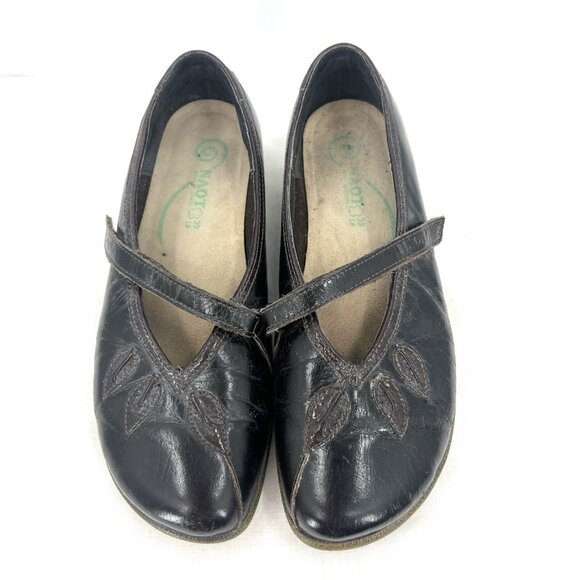Naot Nau Mai Mary Jane Loafers Dark Brown Leather Size 39 US 8 8.5 - Picture 6 of 11